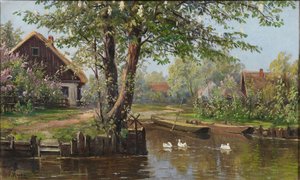 Frühling im Spreewald Lehde bei Lübbenau